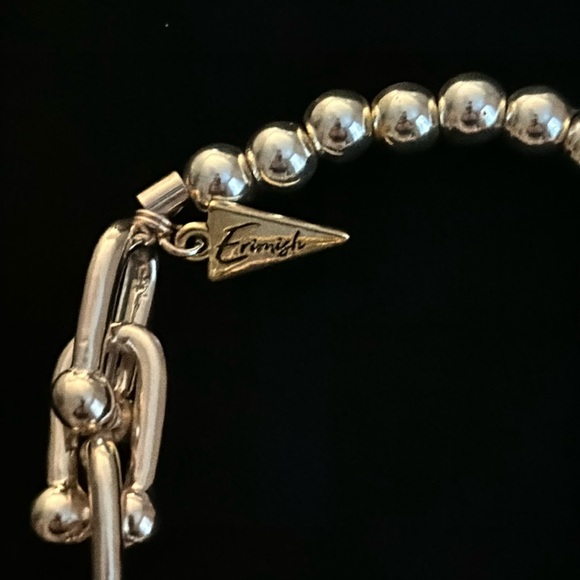 Erimish Red and Gold Beaded Bracelet - Picture 2 of 3